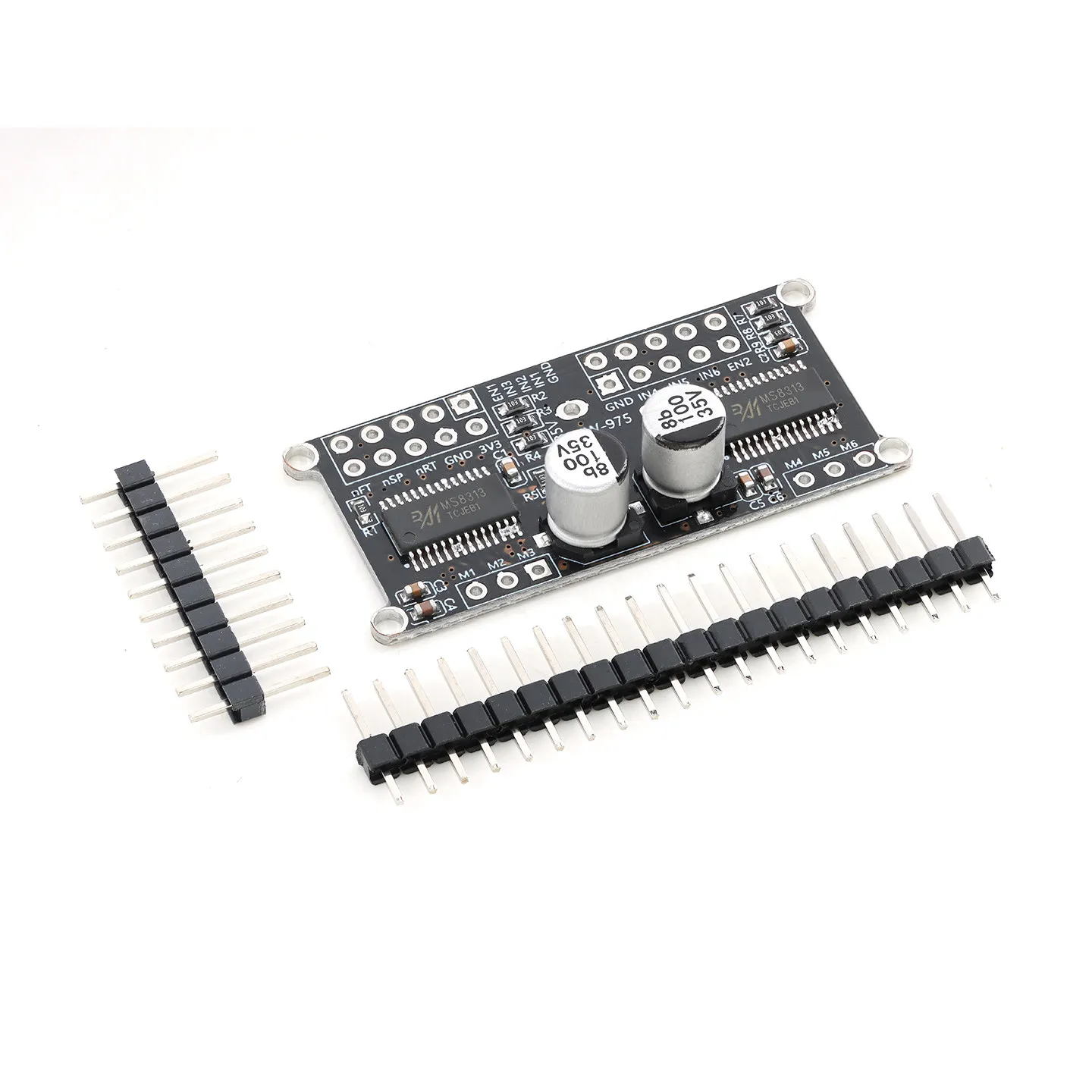 Module de carte de commande pour mini-moteur CC sans balais, avec contrôle FOC et algorithme de contrôle SVPWM.