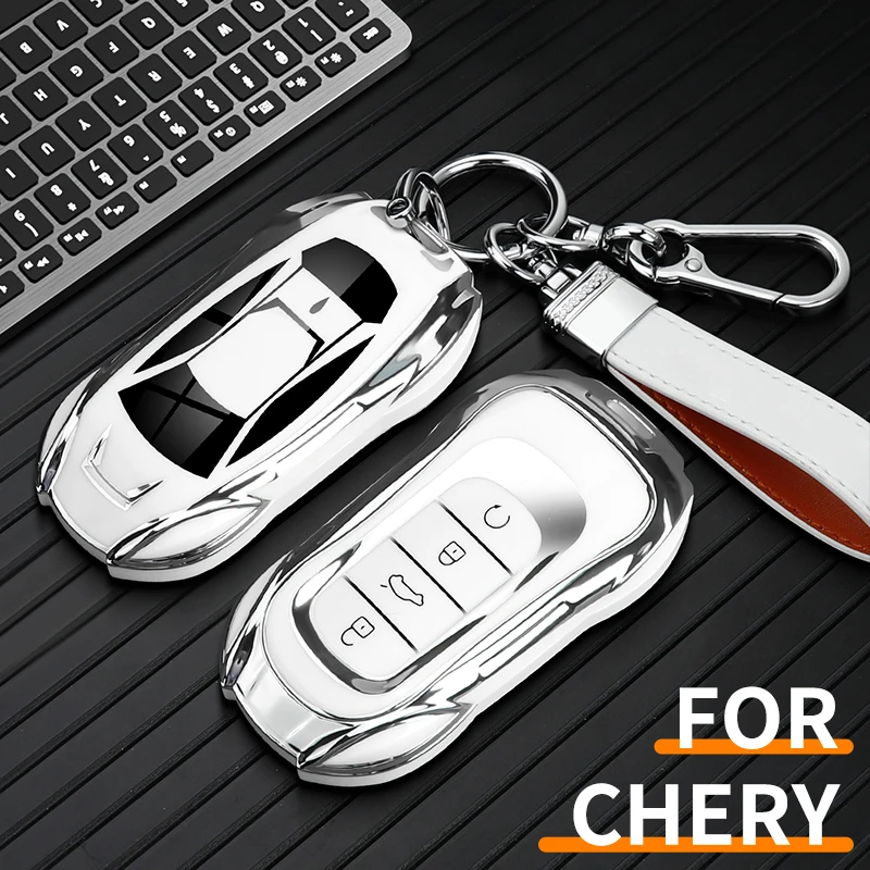 TPU Car Key Cover Case For Chery Series Tiggo 8Pro 8plus Max New 5Plus 7pro Arrizo 5 8 Car Key Protective Case Accessories