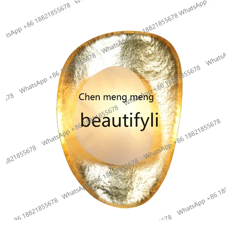 zqxLiving room model room designer cafe decoration, bedroom bed wall lighting hotel