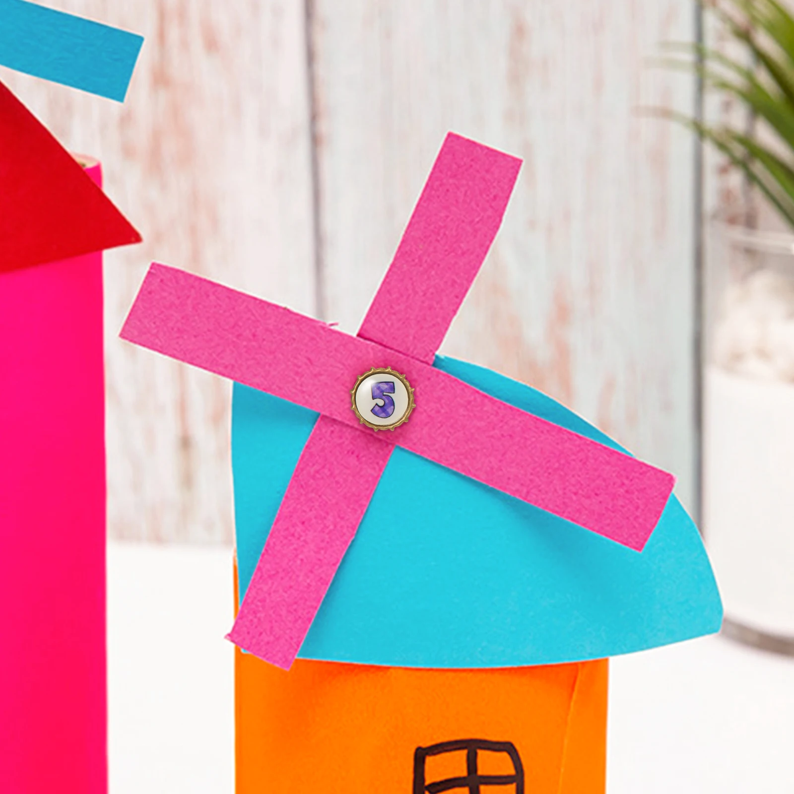 100pcs Colored Two legged Nails DIY Mini Claw Brads Craft Beads Scrapbooking Paper Metal Art Supplies Wedding Projects