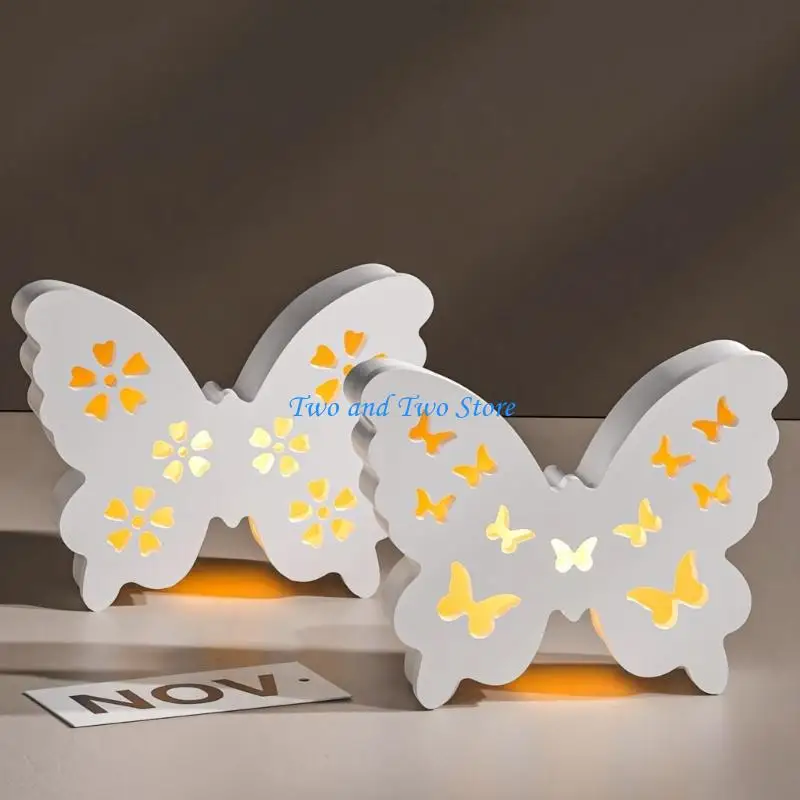 Hx6f Hollow Butterfly Silicone Mould for Decorative Storage Box صياغة خفيفة الوزن 30 غرام من الدرجة
