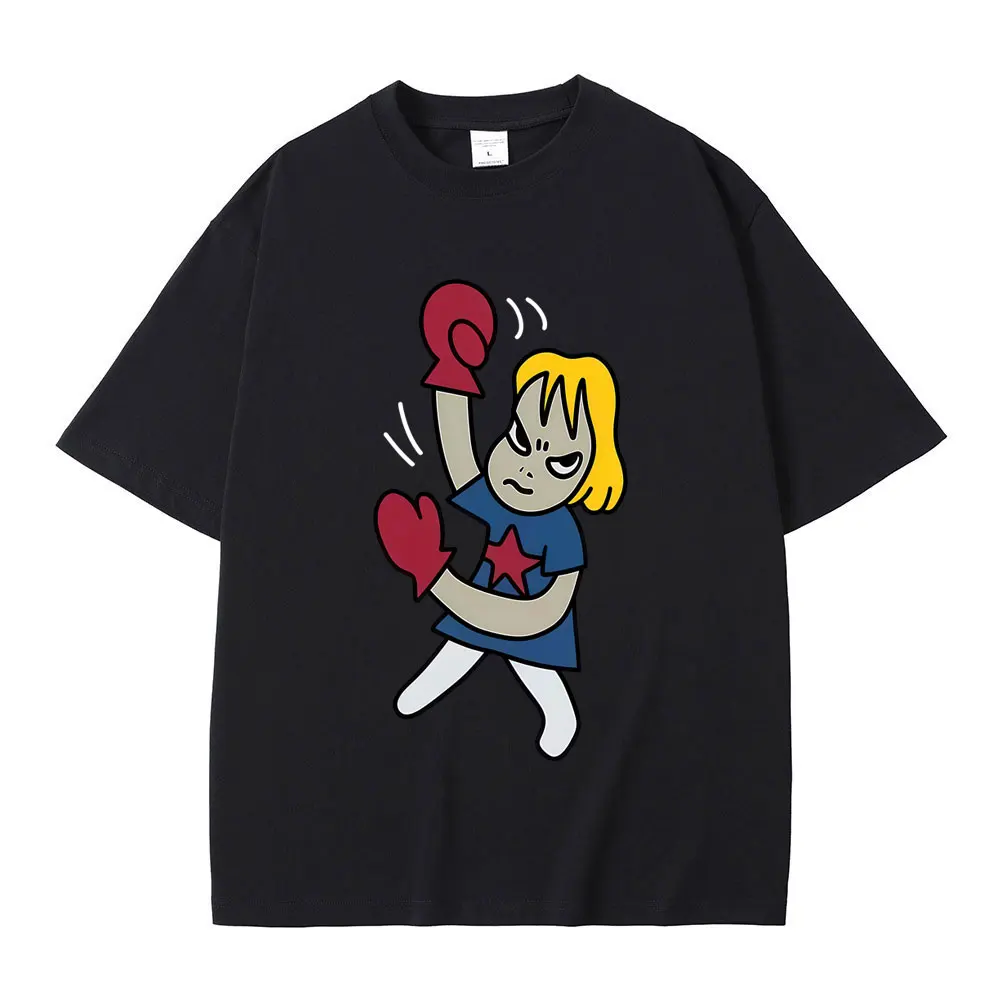 Yoshitomo Nara T Shirts Men Women Casual Funny T-shirt Men's  Harajuku Streetwear Unisex Fashion High Quality Soft Cotton Tees