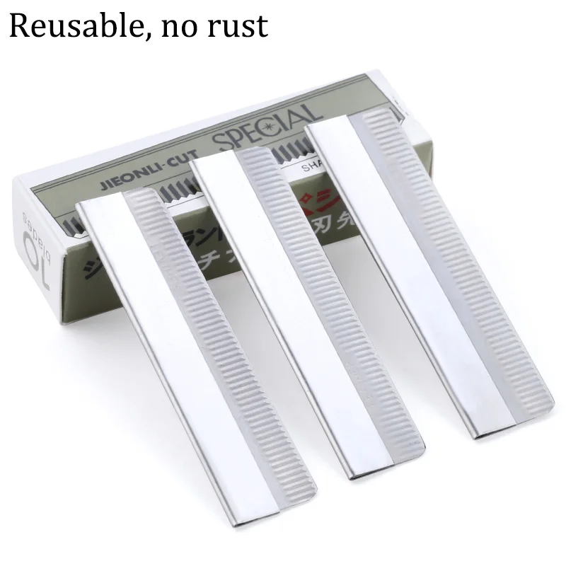 10/80 個眉毛トリマーヘアリムーバーステンレス鋼女性かみそり眉毛フェイスシェーバー脱毛ナイフサロンメイクアップツール