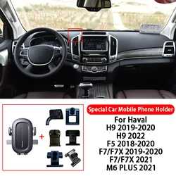 Car Special Mobile Phone Holder Air Vent Clip Bracket For Haval H9 F7 F7X F5 M6 PLUS Jolion Dargo Red Rabbit KUGOU XY