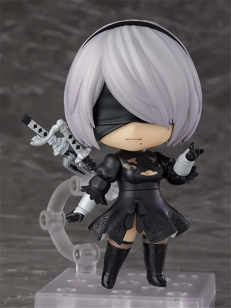 NieR Automata 1475 2B Cute Action Figure Face Changeable Collection Model Doll Gift