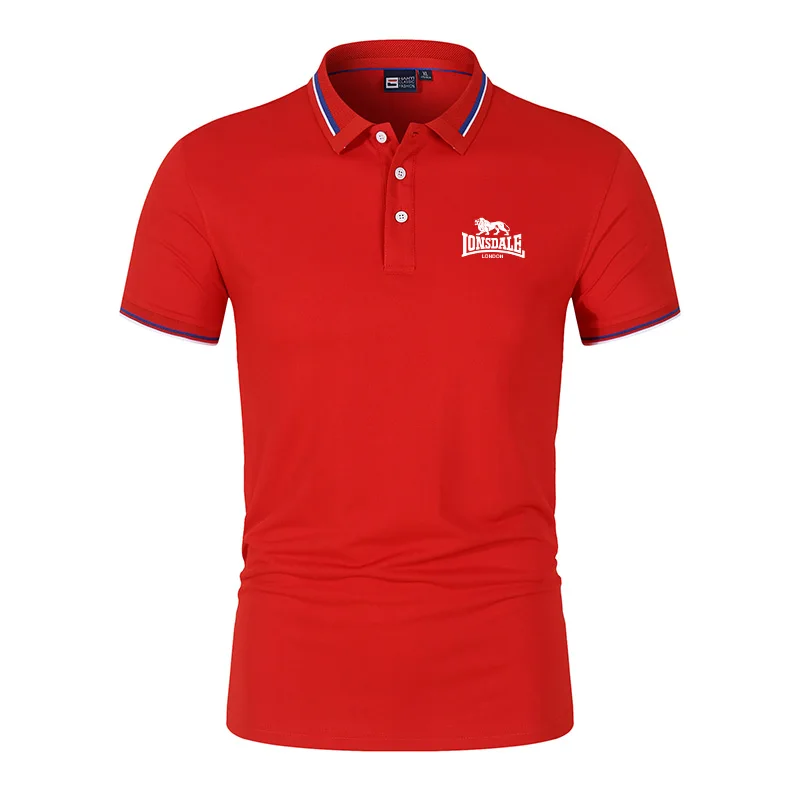 Polo à manches courtes pour hommes, séchage rapide, confortable et à la mode, sports d\'été, affaires, loisirs, nouveau, 343