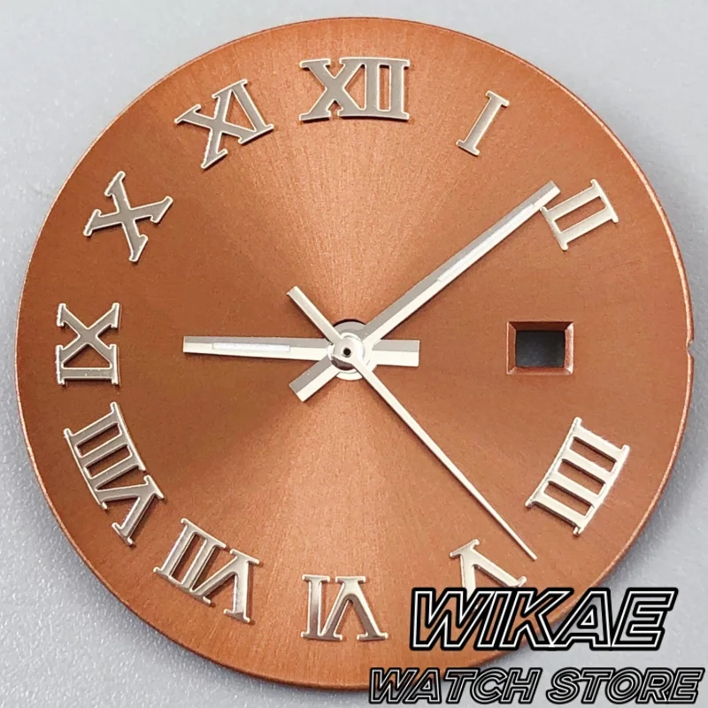 24.5 مللي متر الرقم الروماني سيدة ساعة الطلب اليد مجموعة أمة الله الجليد الأزرق الوردي البحرية ساعة الطلب ل NH05 ساعة يد تعمل بالحركة جزء صالح 31 مللي متر