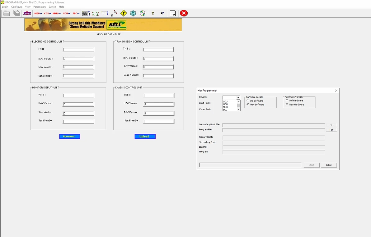 

Bell EOL Version 4.4 Programming Software