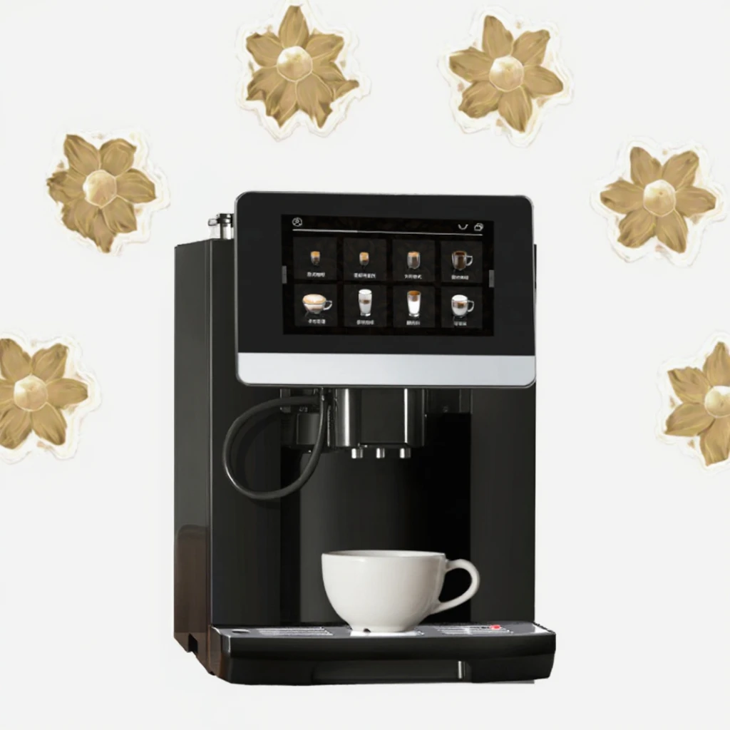 Professional Commercial Automatic Turkish Espresso Electric Roaster Stainless Steel Brew System  Coffee Maker Machine