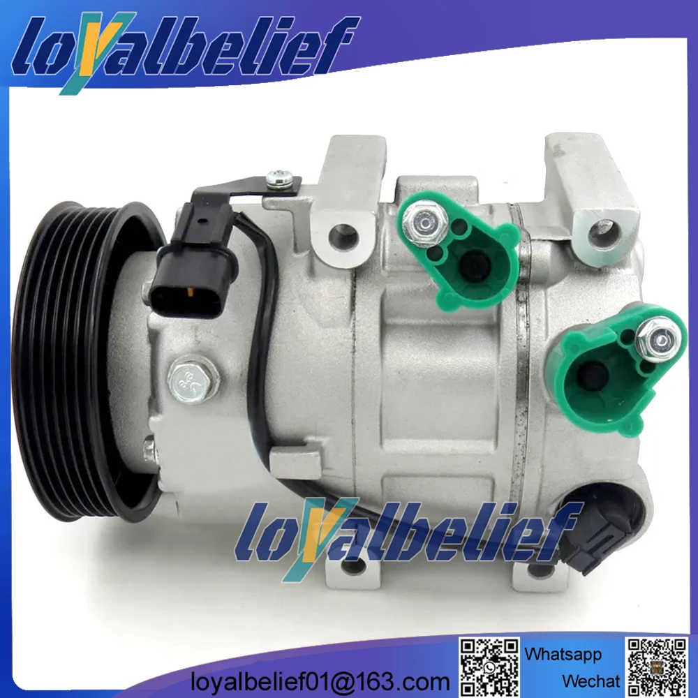 

A/C Compressor For Kia Optima EX Hyundai Sonata 97701-3V410 977013V410 977013V410RU F500EB9AA04 977013R000 97701-3R000