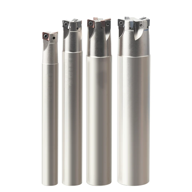 

TE90 CNC Fast Feed Milling Cutter Bar Heavy Cutting 90 Degree Right Angle R0.8 Double-sided Anti-vibration Milling Blade 4NKT06