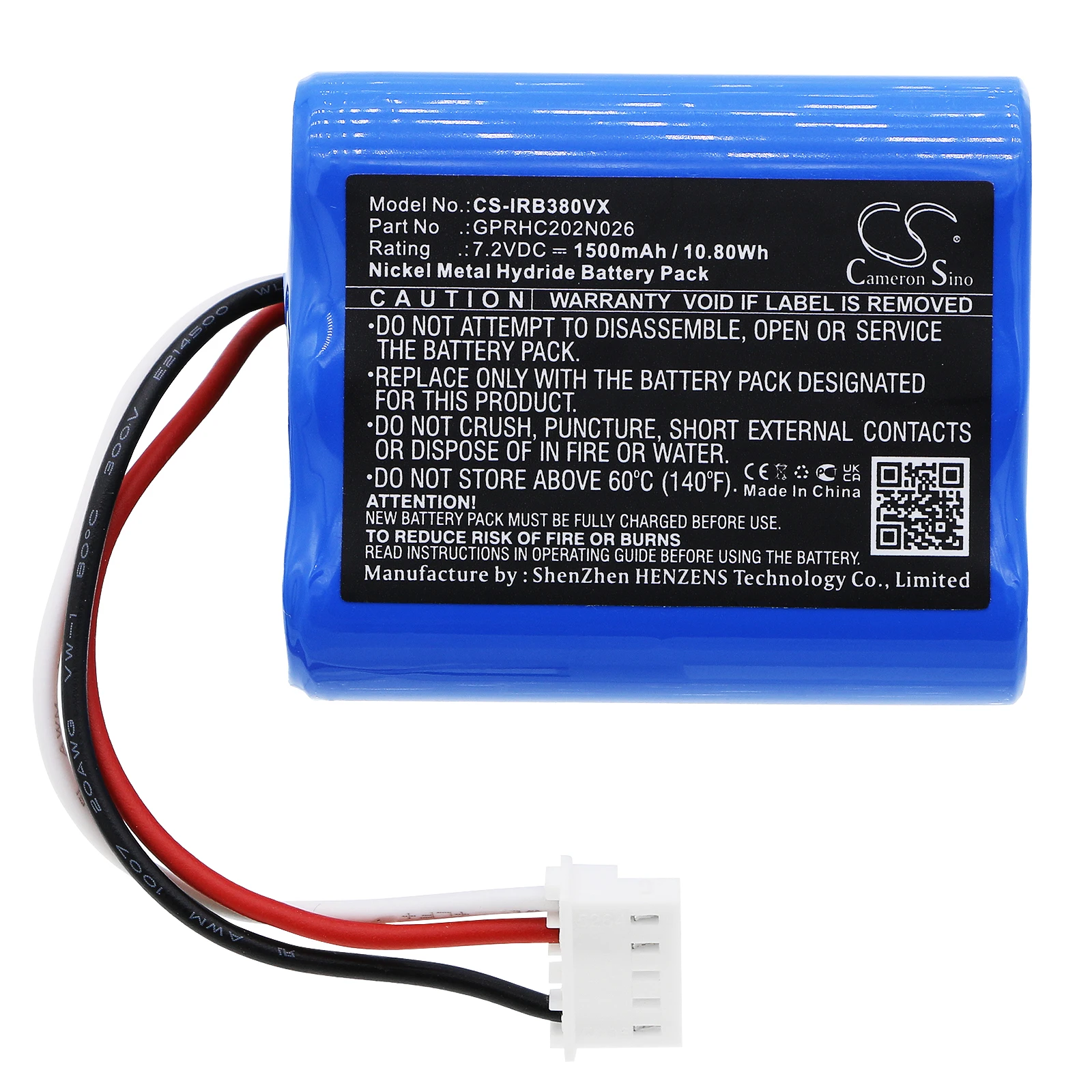 

Ni-MH Vacuum Battery for iRobot Mint Proscenic,Braava 2000 Braava 300 5200B Plus 5200 Plus 5200C Pro JOJO T1 Seven smith