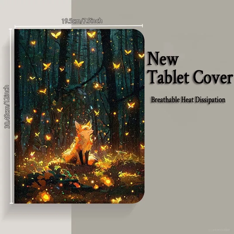 Fox شعبية لطيف الفن لسامسونج غالاكسي تاب A7 A A8 A9 A11 S6 S11 10.1 10.4 10.5 بوصة لايت زائد اللوحي