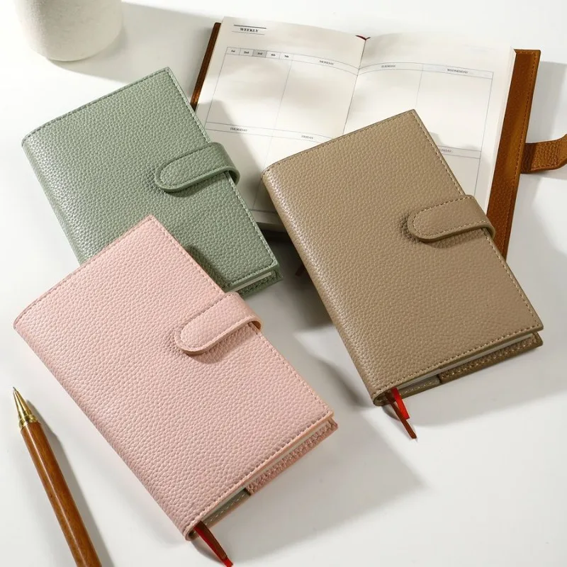 plan-a6-cubierta-de-cuero-manual-portatil-horario-semanal-cuaderno-de-plan-de-ano-nuevo-2026-suministros-escolares-y-de-oficina