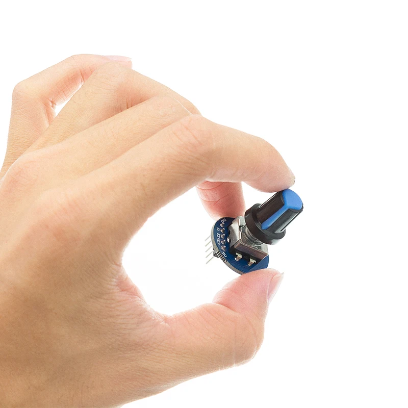 Rotary Encoder Module Voor Arduino Brick Sensor Ontwikkeling Ronde Audio Roterende Potentiometer Knop Cap EC11