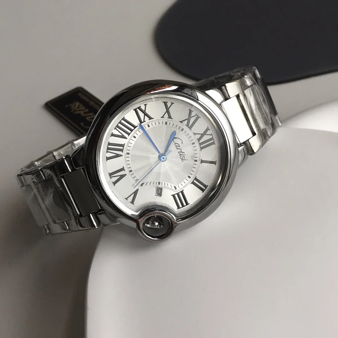 Creative Hot Selling High Quality Quartz Watch Men Cartisi Stainless Steel Classic Design Personality Steel Watches Clcok Reloj