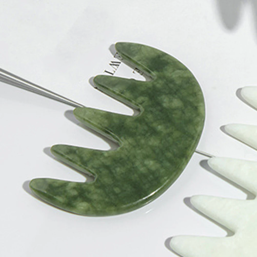 

Jade Massage Comb Five Claw Tool Guiding Handheld Guasha Creative Massager Face Sculpting Five-finger Massaging