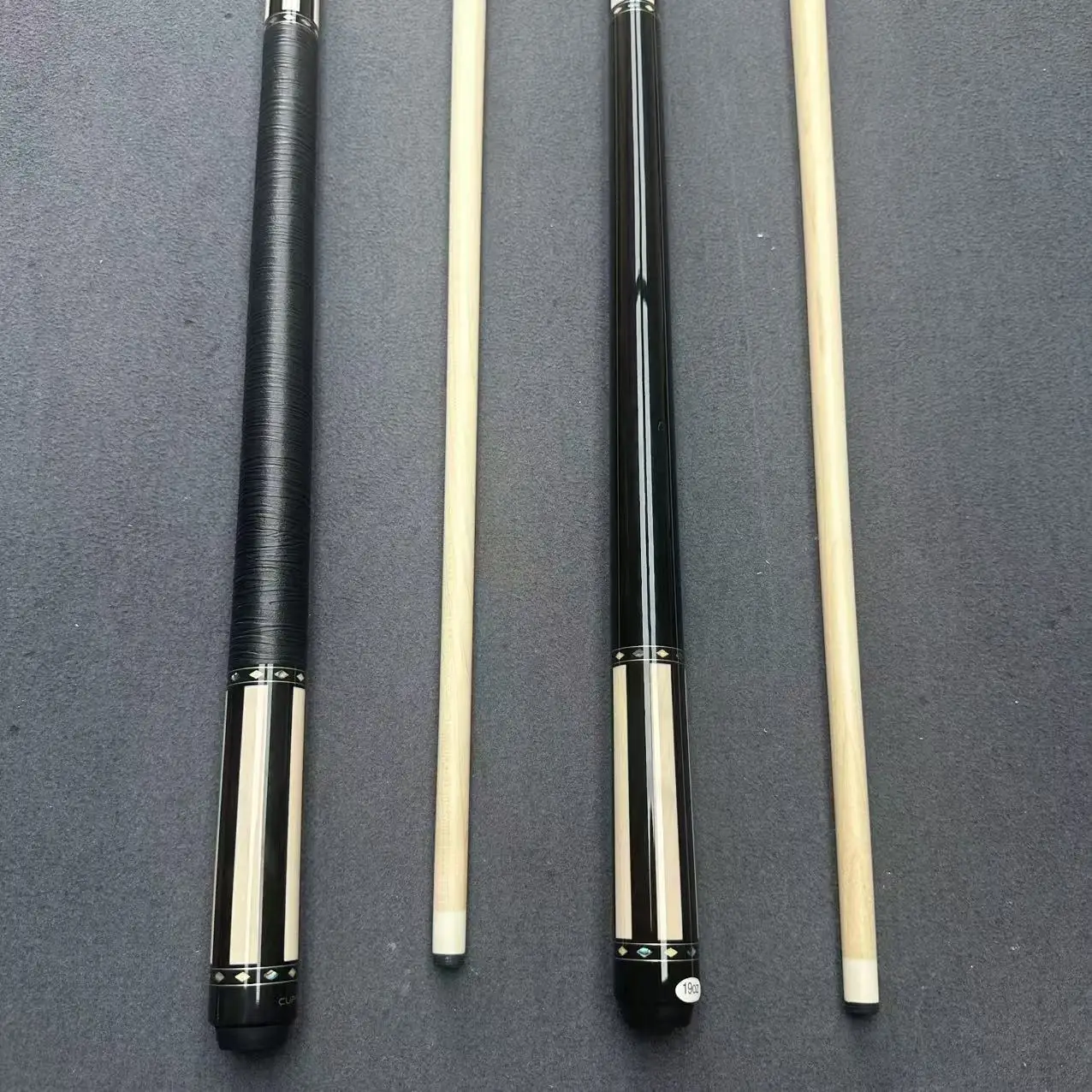 New CUPPA high-end professional pool cue Stick Set 1/2 Split maple shaft 58 inches 12.2mm Tip with accessories