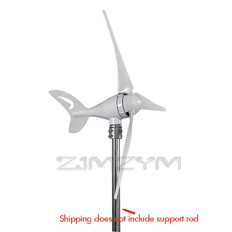 Horizontal Shaft Wind Turbine,Wind Turbine Power Supply Equipment for 100/200/300W Monitoring System,Grid-connected Wind Turbine