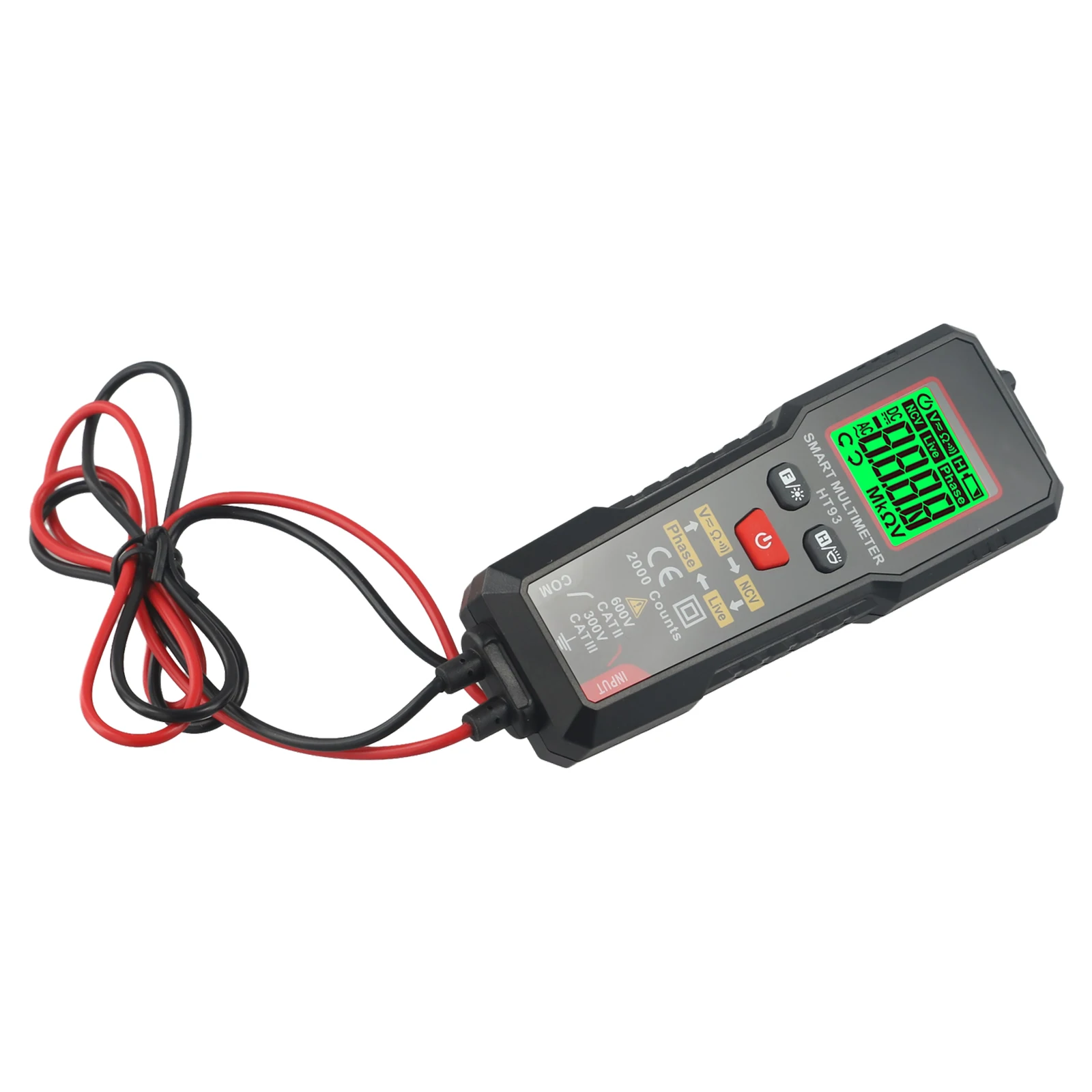 HT93 Multi-Function Digital Multimeter Handheld NCV DETECTION Smart Multimeter Instrument Detects A Weak Electric Field Signal
