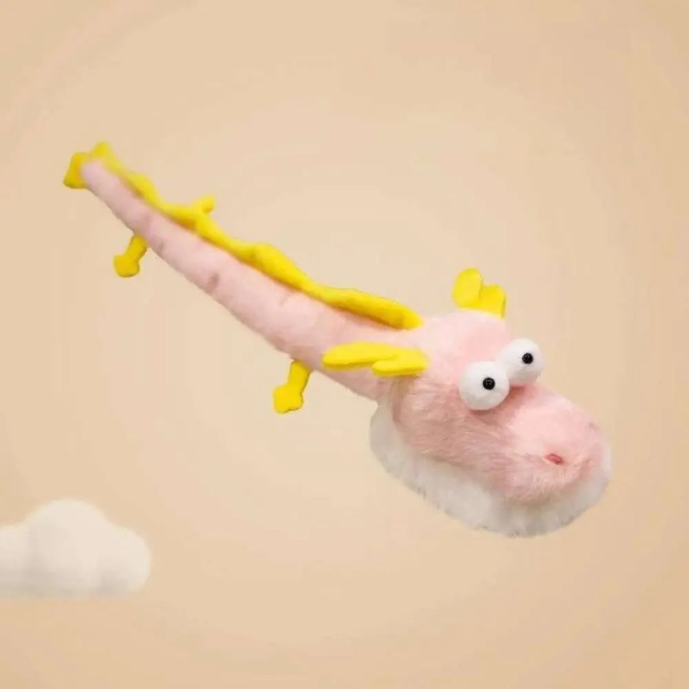 Simulation Animal Colorful Dragon Doll Wrist Style Cute Doll Dragon Plush Toy 60cm Cartoon Plush Doll Slap Bracelet