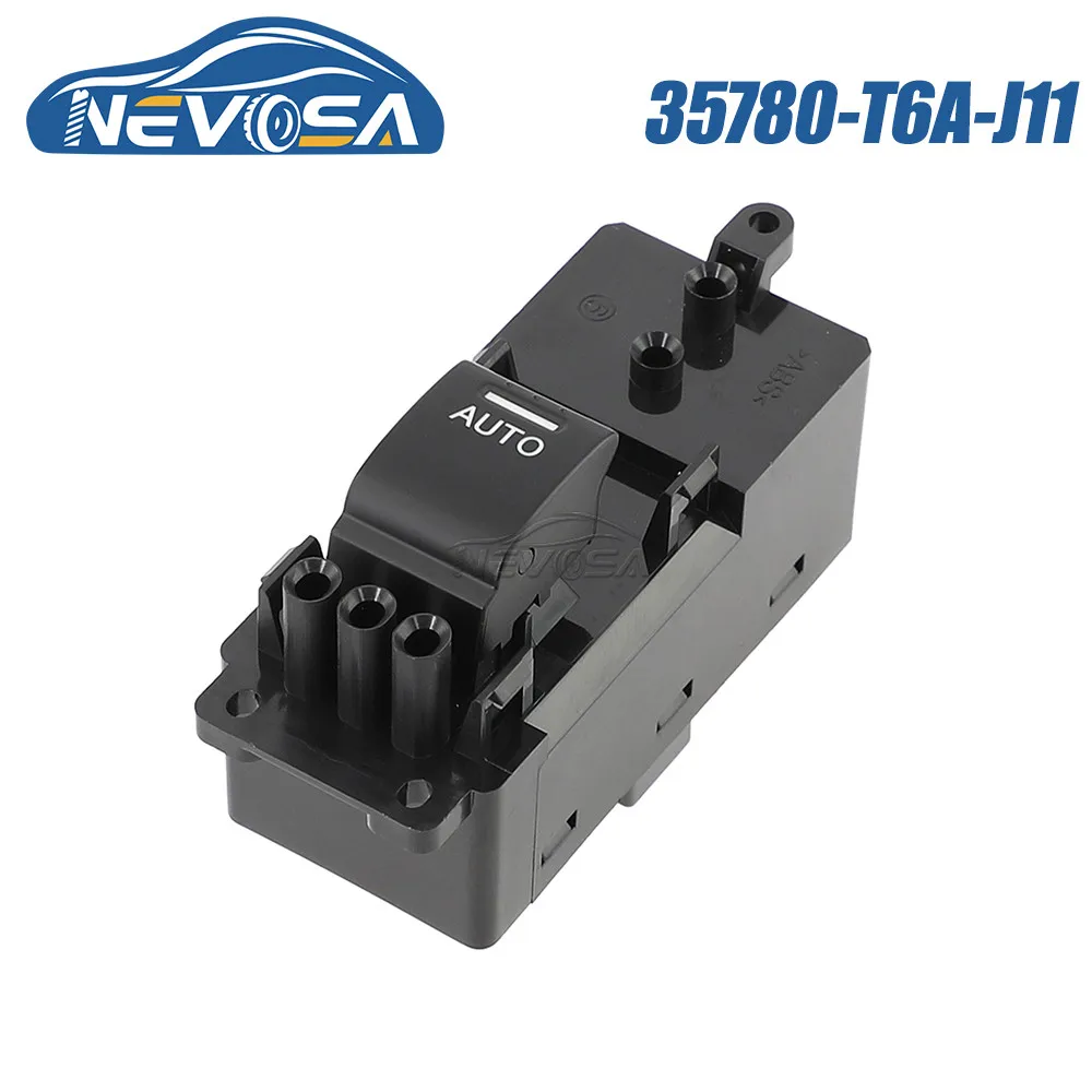 NEVOSA 35780-T6A-J11 For Honda Odyssey RC3 Elysion RR8 Car Window Lifter Control Switch Rear Door Passenger Button 35780T6AJ11