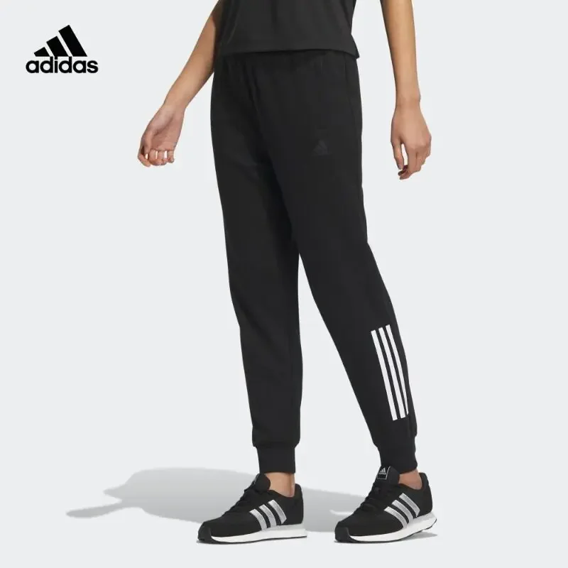 Adidas Lightweight Thin Button Zip Waist Loose Fit Zip Side Pockets Daily TrousersIS4941