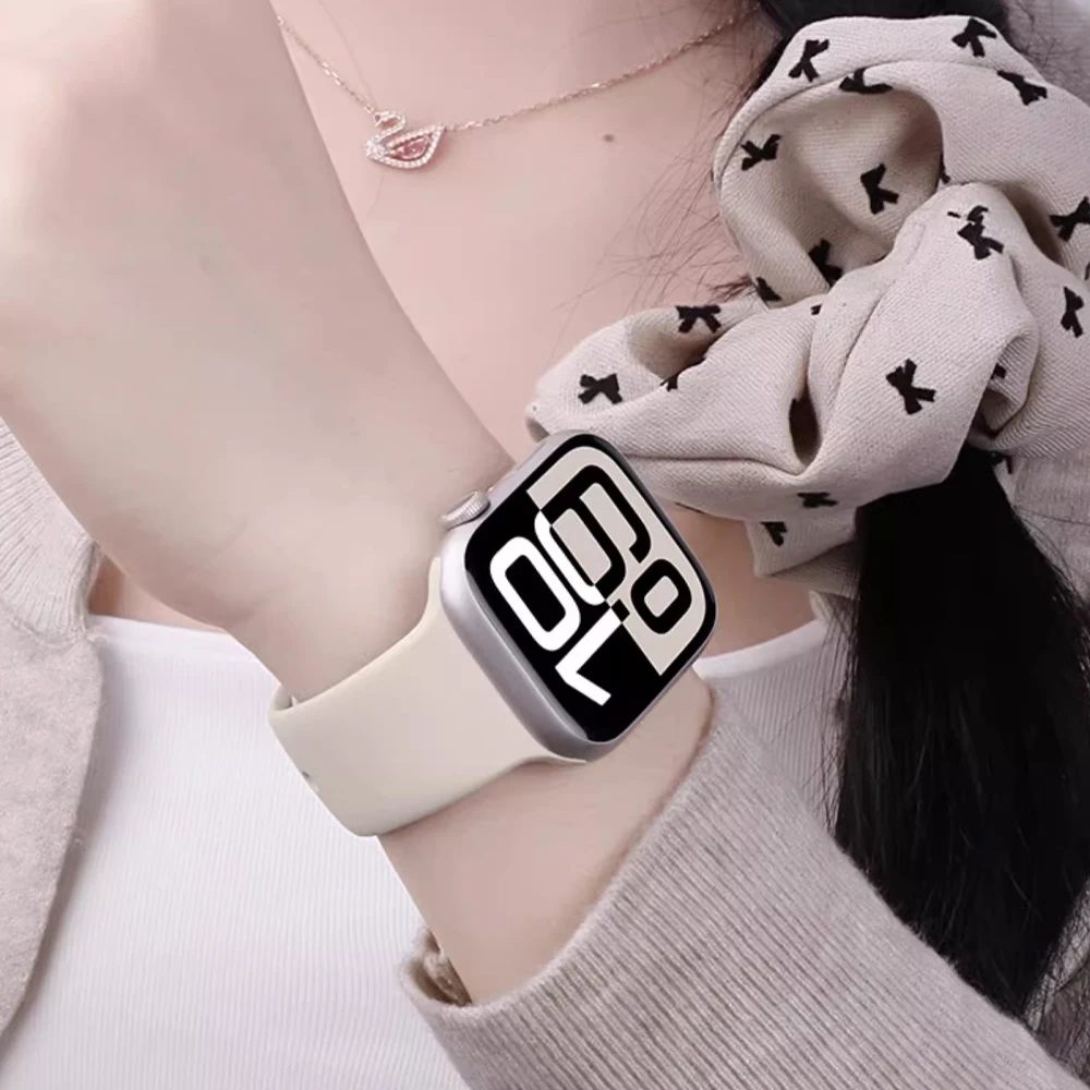 ل أبل ساعة الرياضة الفرقة 11 10 9 7 8 SE Ultra2 3 49 مللي متر 46 مللي متر 42 مللي متر 45 مللي متر 44 مللي متر 41 40 حزام كوريا أساور الساعات iWatch الأشرطة #6