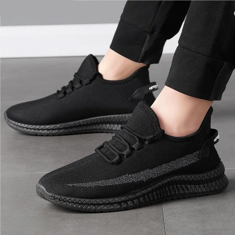 

Men's Work Shoes Lightweight Breathable Anti-slip Sports Casual Spring Autumn Soft Bottom Not Tired Feet Kitchen Work