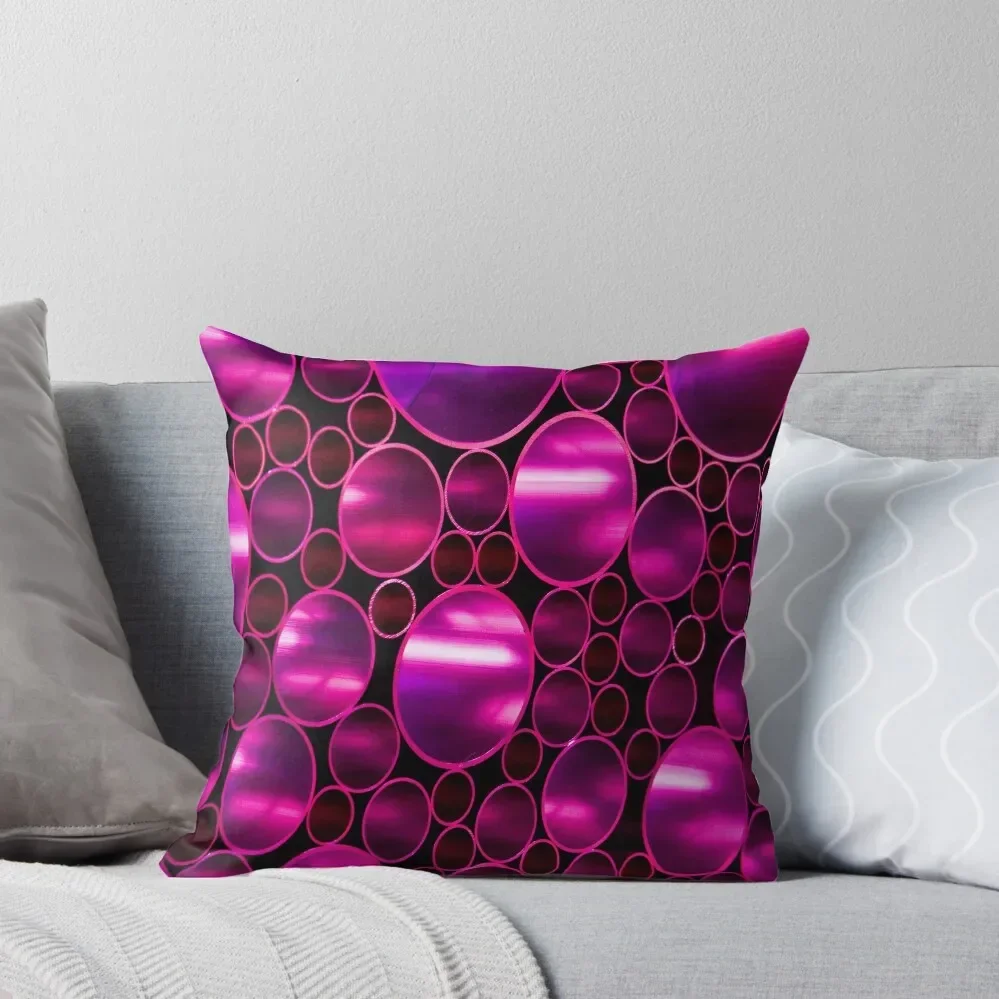 Magenta Tubes Throw Pillow Pillow Cases Decorative Cushions For Children Throw Pillow Covers luxury throw covers