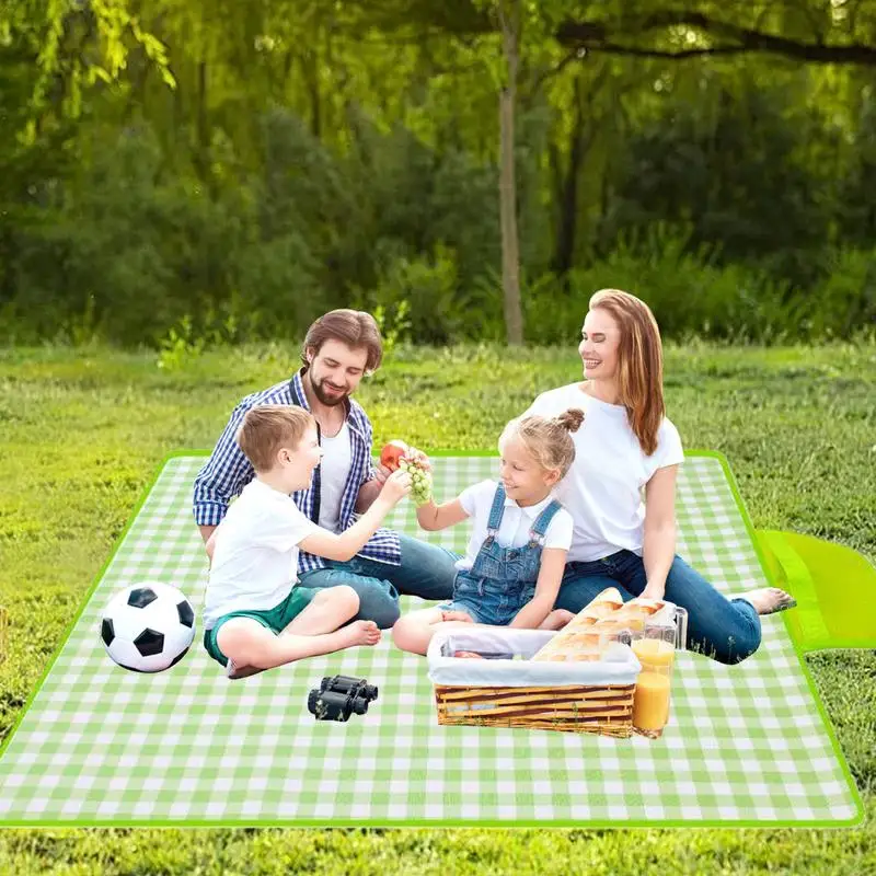 

Коврик для кемпинга на открытом воздухе, одеяло для пикника, 200X200 см, пляжный коврик, моющийся, легкий, с ручкой, коврик для пикника, палатка, спальный коврик