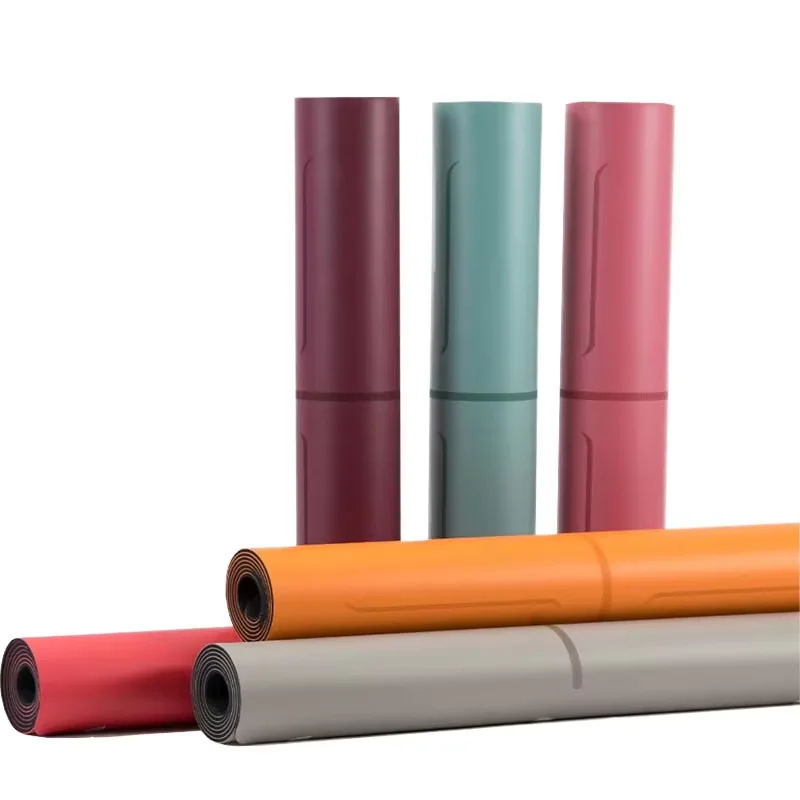 Hot-selling Factory-Direct PU Rubber Yoga Mat 4.5mm High Quality Luxury Multi-Color Non-Slip Eco-Friendly Sweat-Absorbing