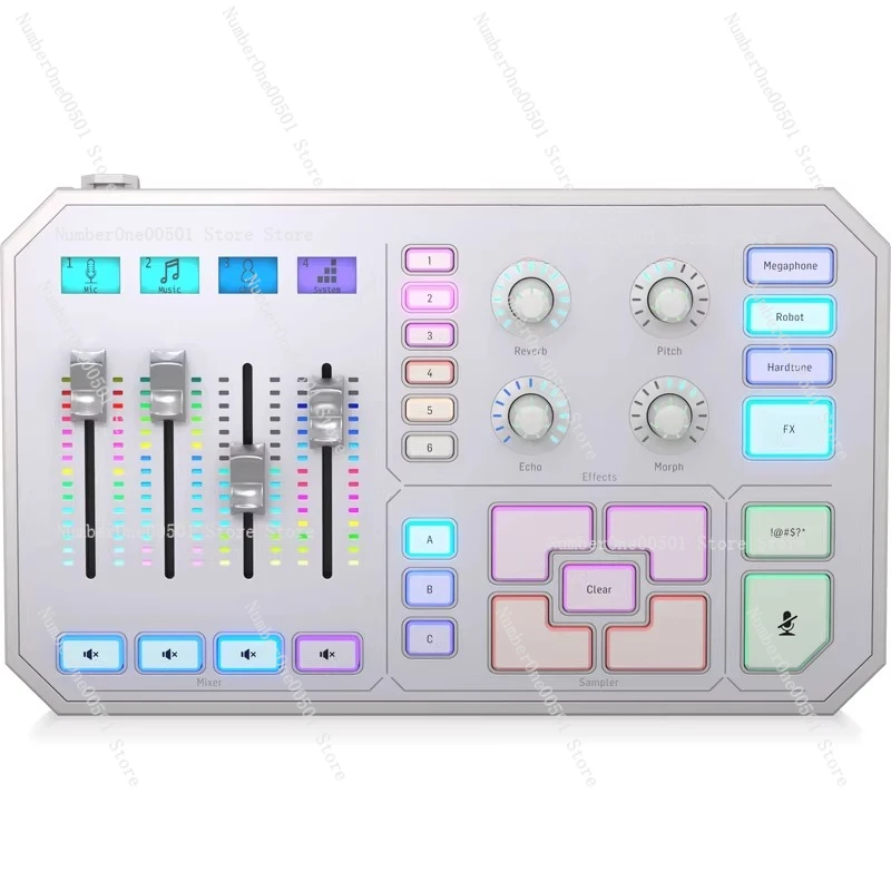 GO XLR Audio Interface Mixer Sound Card Streaming Console for PC Mobile Phone Live Broadcast