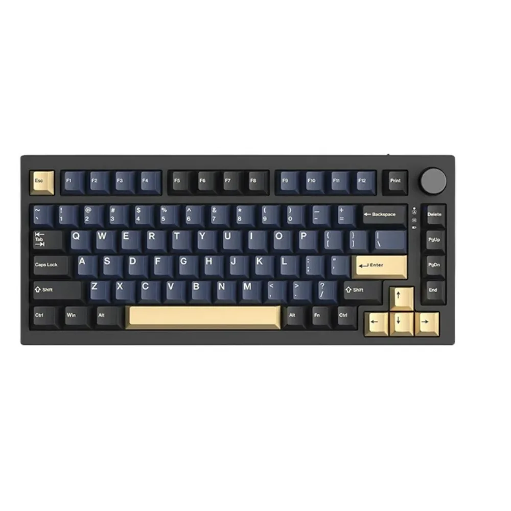 

JINGSU S82 75% Layout Mechanical Keyboard Gasket Hot-swappable Bluetooth Tri-mode RGB Custom Wireless Connection Gaming DIY