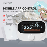GEYA Tuya WiFi Smart Gas Boiler Thermostat - Wireless RF Battery-Powered Alexa Water Heating Controller