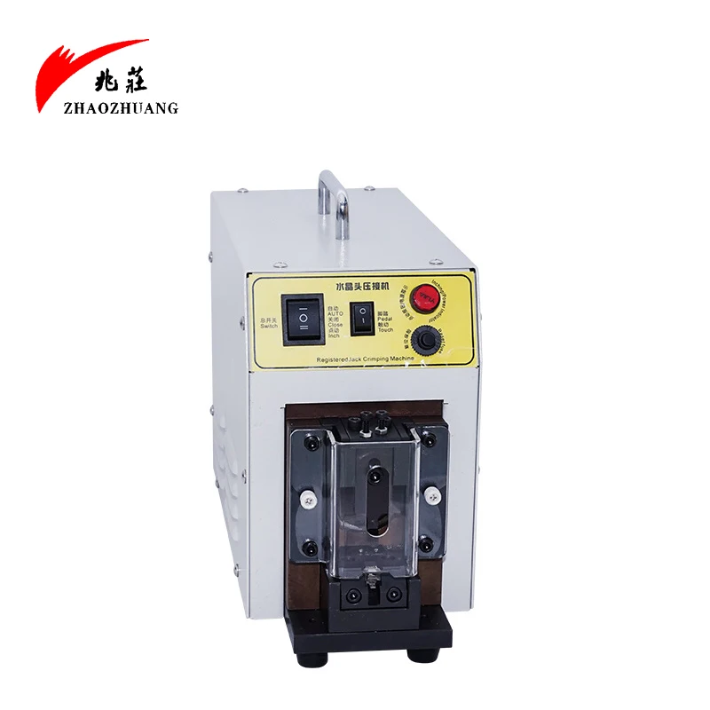 XC-10G Ethernet rj45 connector crimping machine, automatic rj45 crimping machine for CAT5 CAT6 UTP CABLE