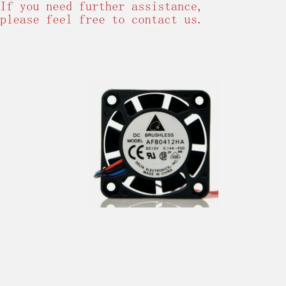 

Для Delta AFB0412HA DC 12 В 0,14 А 4 см 4010 40x40x10 мм охлаждающий вентилятор с двойным шарикоподшипником-