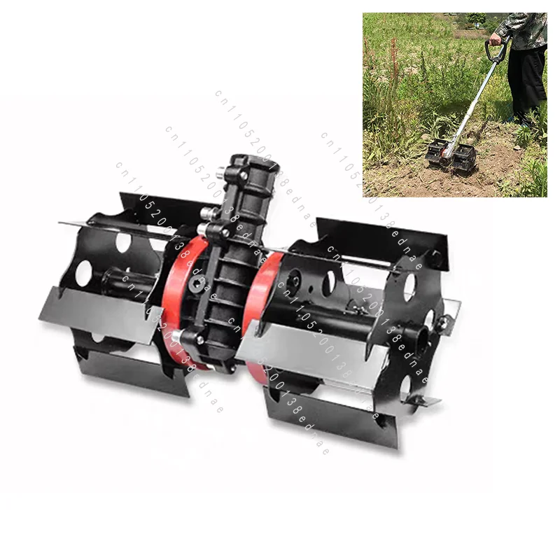 Lawn Mower Wheel Universal Loosening Wheel Trenching Wheel Plowing Soil Turning Accessories Daquan Anti-entanglement Blade