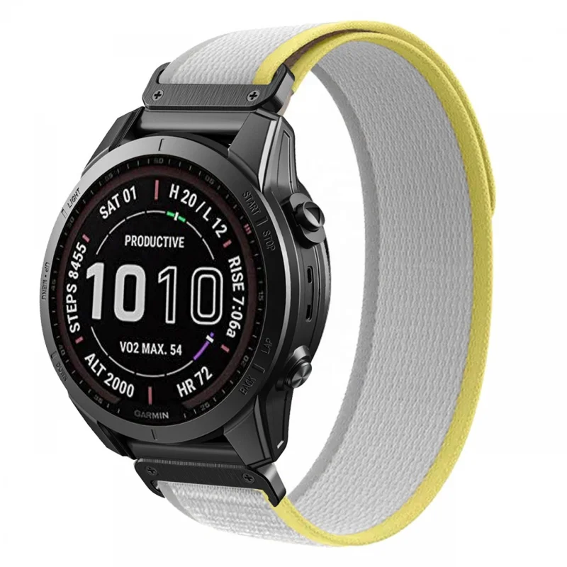 Bracelets de montre élastiques en nylon à dégagement rapide, bracelet de remplacement pour Garmin Fenix 7X, 22mm, 26mm