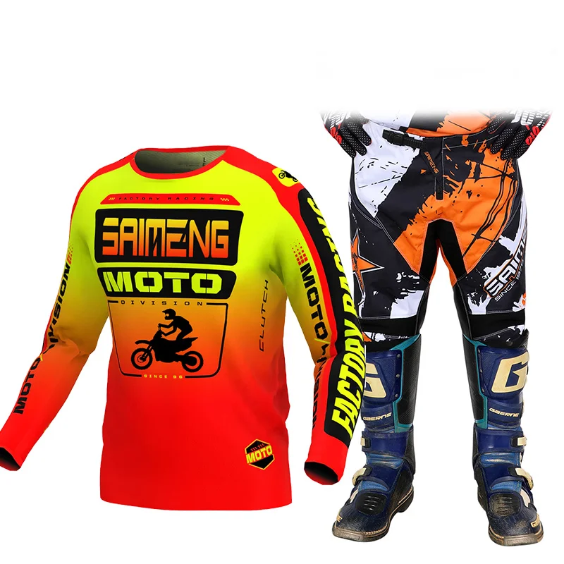 

Children's motorcycle set Boys and girls 4 5 6 7 8 9 10 11 12 13 14 years old cross-country MX racing suit MTB bmx atv kid youth