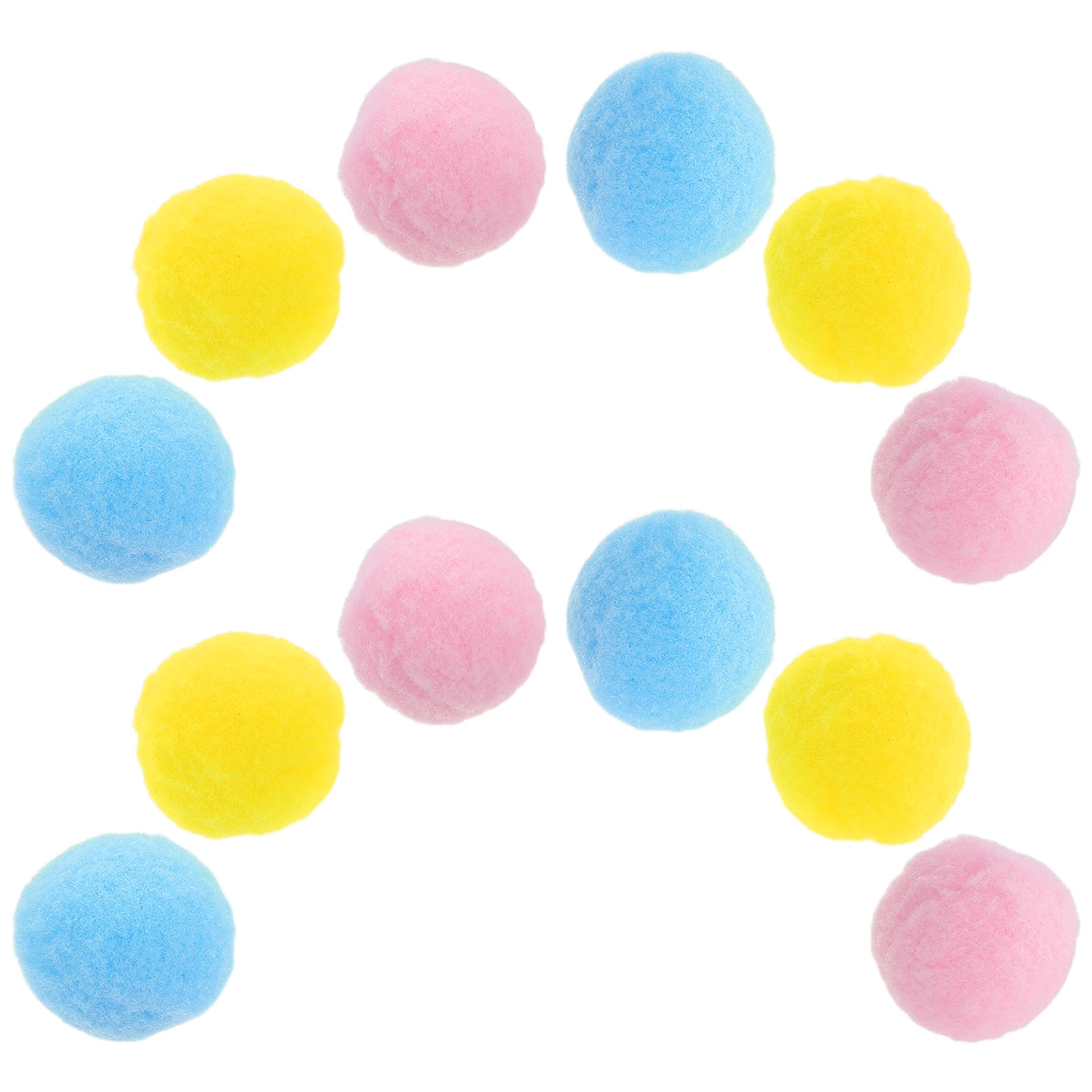 

12pcs Pet Ball Balls for Kitten Indoor Cats Play Durable Material Portable Size Soft Cat Toys Pet Cat Toys