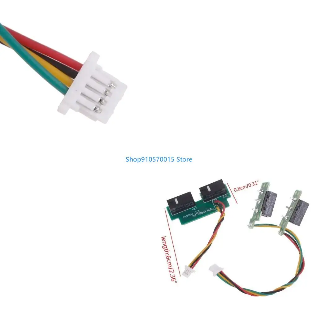 

B95C Кабель платы кнопки мыши для мыши G304 G305 Accessories 3 PCS/SET