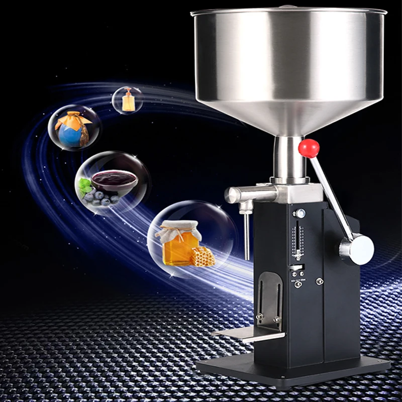 5-70ml Manual Filling Machine Liquid Paste Filling Bottler Juice Filler Sauce Cream Honey Liquid Paste Packaging Equipment