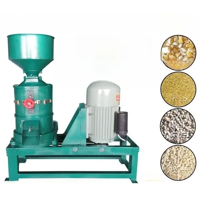 

Wheat Corn Peeler Machine, Millet Oat Bean Huller for Grain Shelling and Polishing Factory Direct