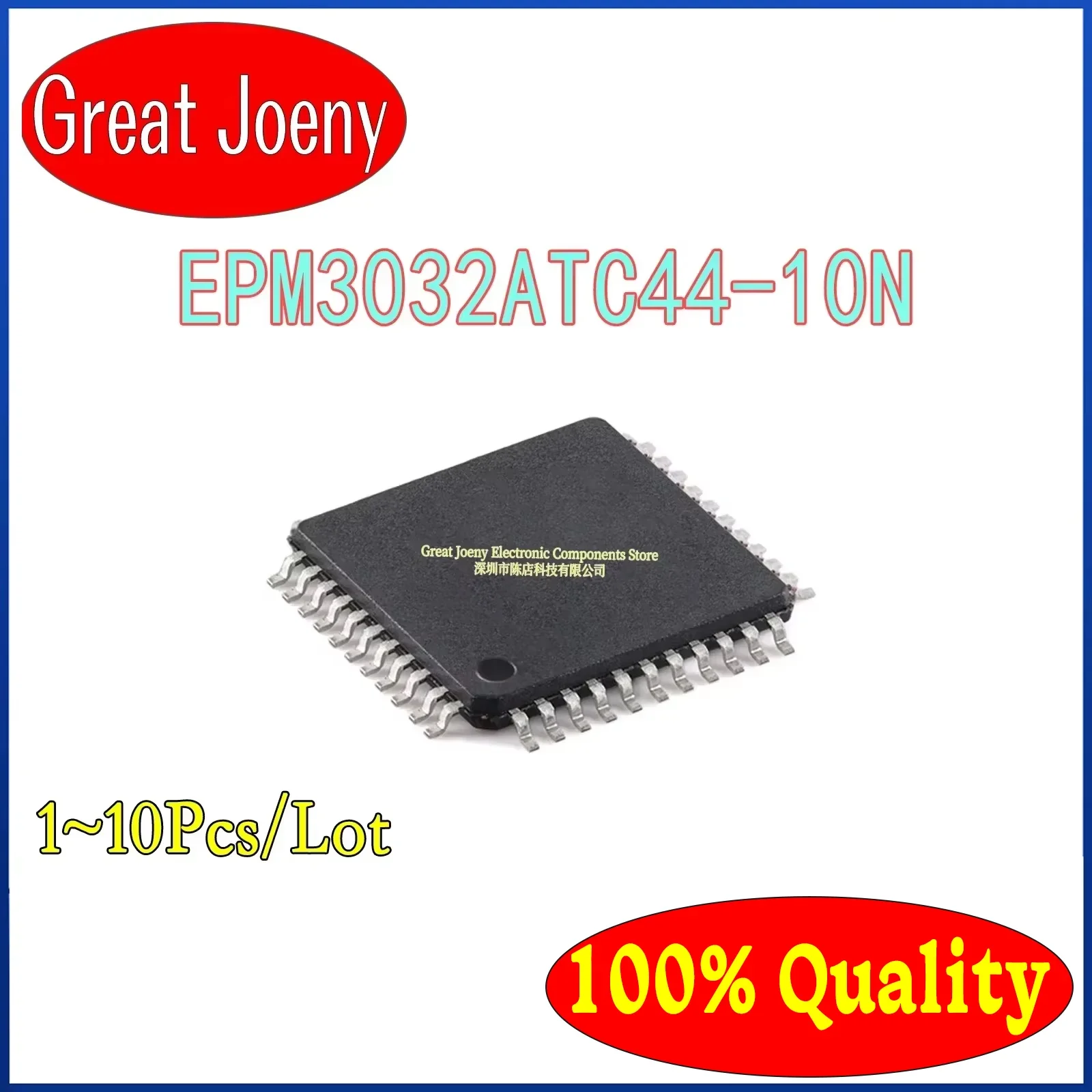 (1-10 Piece)100% New EPM3032ATC44 EPM3032ATC44-10N EPM3032ATC EPM3032 IC Chipset TQFP44 Chipset Bulk Best Price Electronic Parts