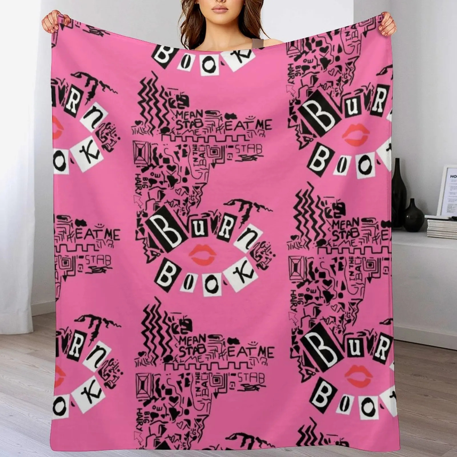 

New Burn Book - Mean Girls Throw Blanket Camping sofa bed for babies manga Blankets