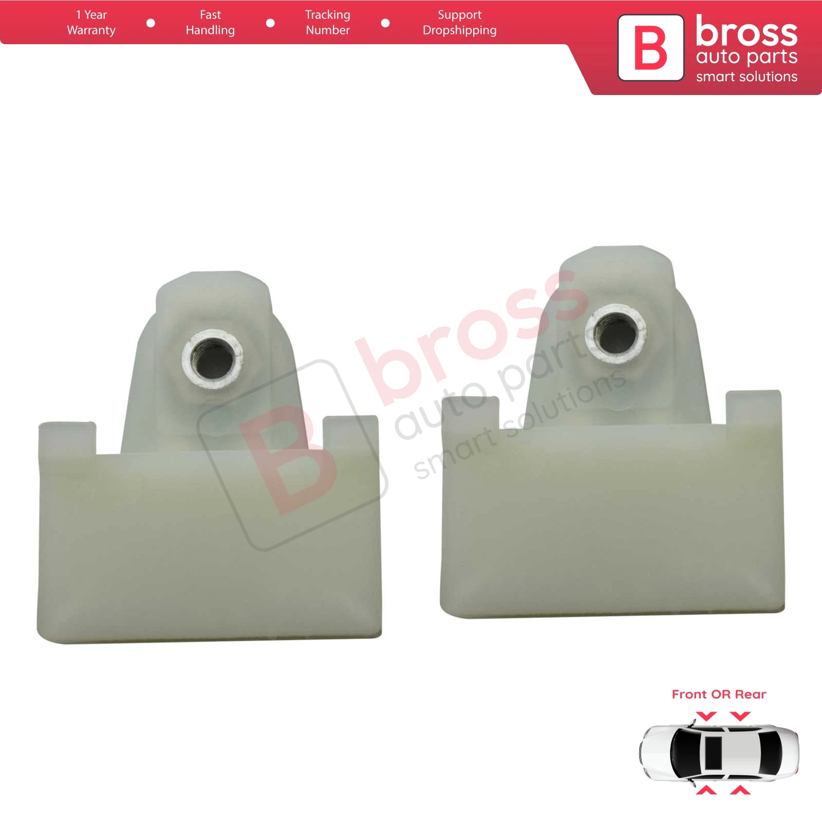 

BWR5022 Window Glass Holder Sash Clips For Pontiac Grand Am Sunfire Oldsmobile Alero Cutlass Chevrolet Cavalier Malibu 22689012