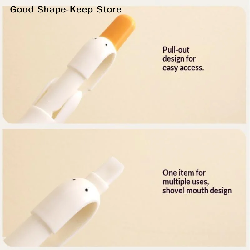 dailyMultifunctional Double Head Cleaning Shovel 2-in-1 Duck Design Dust Stain Remover for Desktop Window Groove Clean