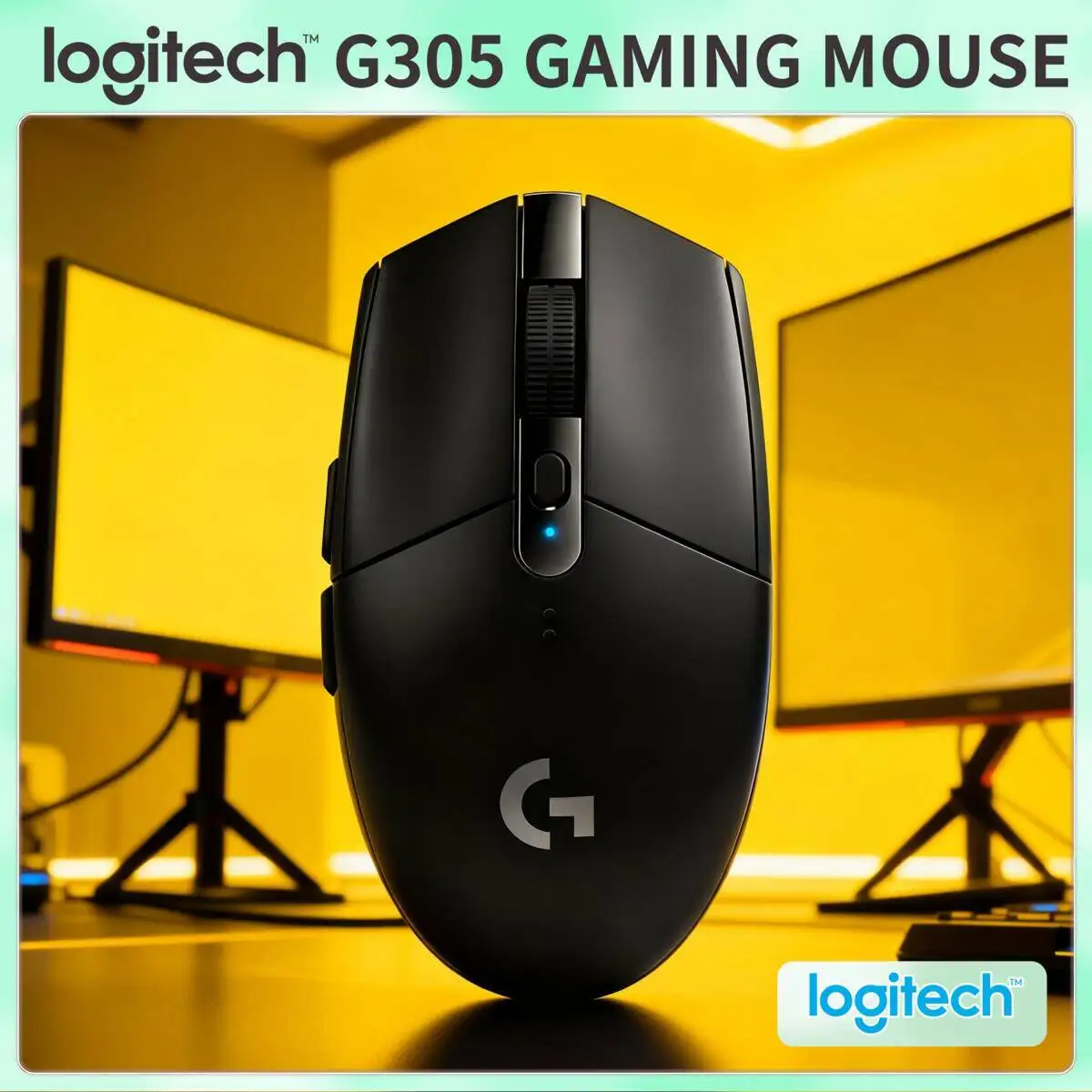 

Logitech G305 LIGHTSPEED Wireless Gaming Mouse 12000 DPI Sensor 6 Programmable Buttons Lightweight For PC Laptop Gamers Use