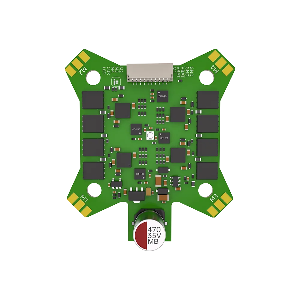 BLITZ  E55S 4-In-1 ESC 55A 2-6S 30.5x30.5mm Mount Holes High-Current Power Unit For FPV Stack Build
